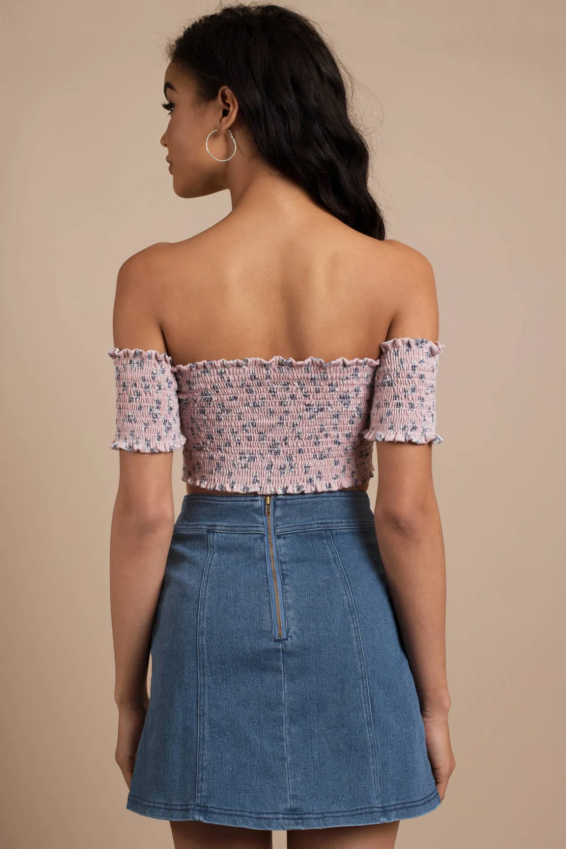 Tobi Finders Keepers Inverse Lace Up Mini Skirt -