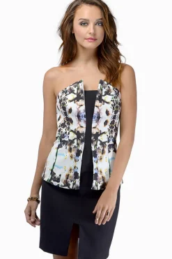 Tobi Finders Keepers One Step Ahead Floral Bodycon Mini Dress -