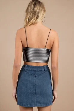 Tobi Finders Keepers Slide Denim Mini Skirt -