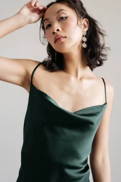 Tobi Finding Time Cowl Neck Slip Maxi Dress -