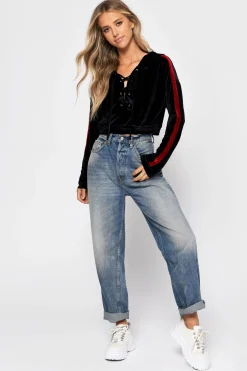Tobi First Love Velvet Hoodie -
