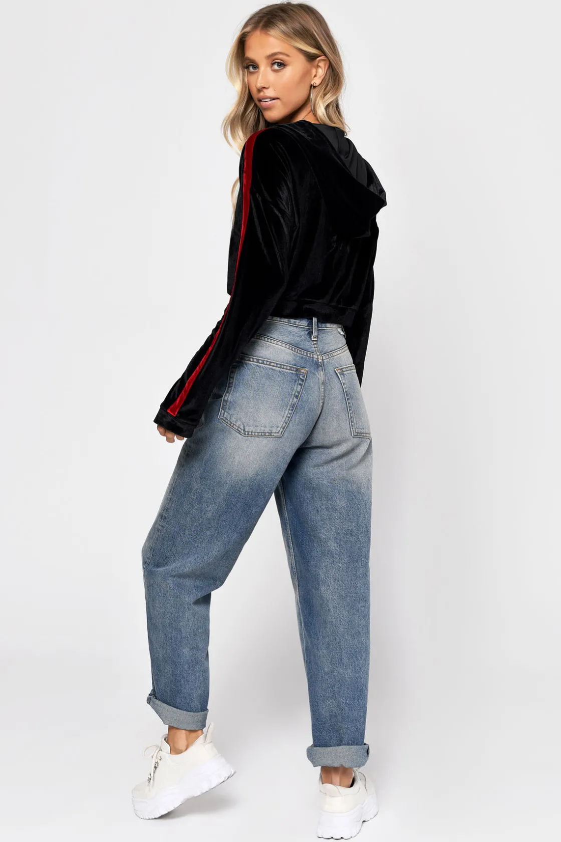 Tobi First Love Velvet Hoodie -