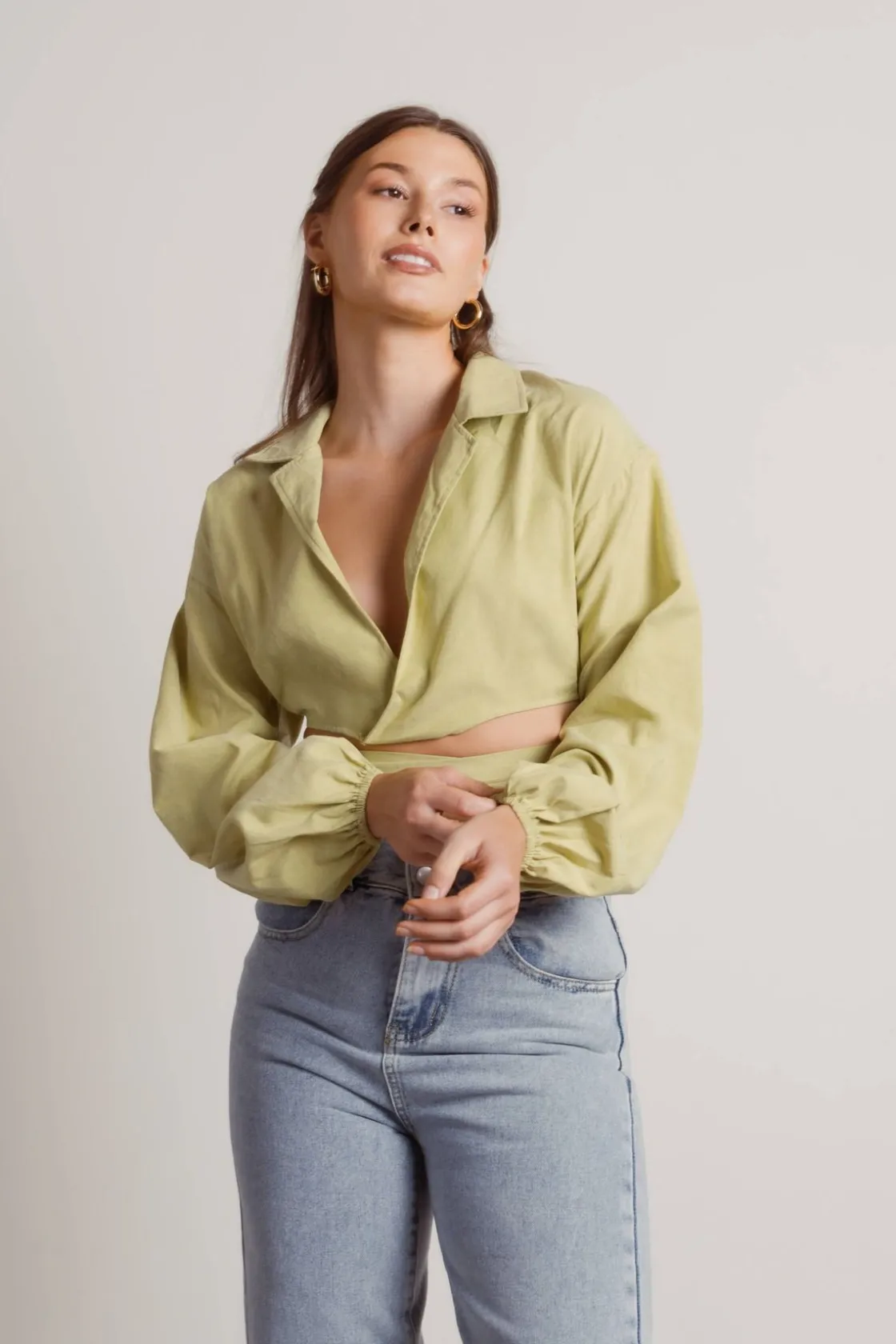 Tobi Fit The Bill Crop Top -