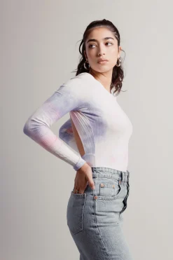Tobi Float Away Tie Dye Bodysuit -