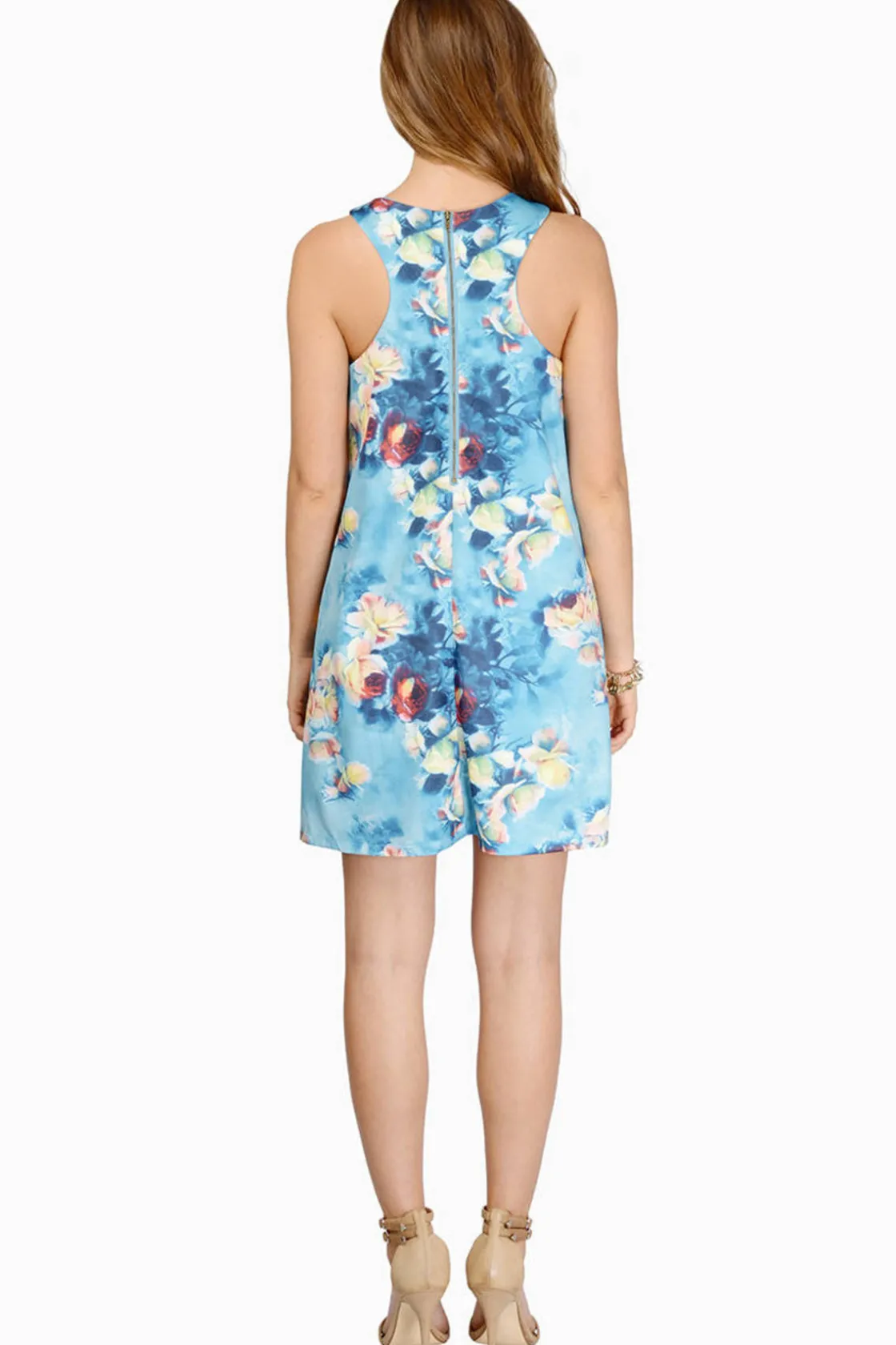 Tobi Floral Fields Floral Racerback Mini Dress -
