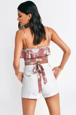 Tobi Flower Child Crop Top -