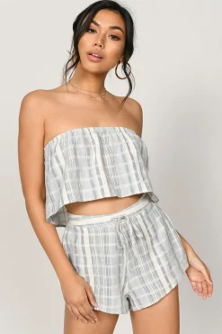 Tobi Fly Away Crop Top - Black