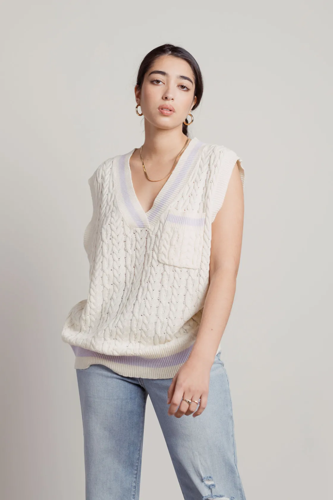 Tobi For Cuties Oversized Sweater Vest -