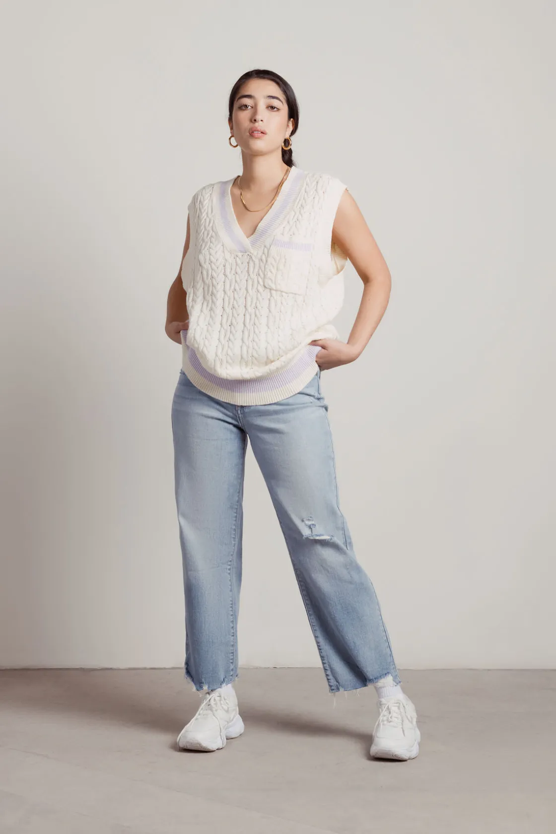 Tobi For Cuties Oversized Sweater Vest -