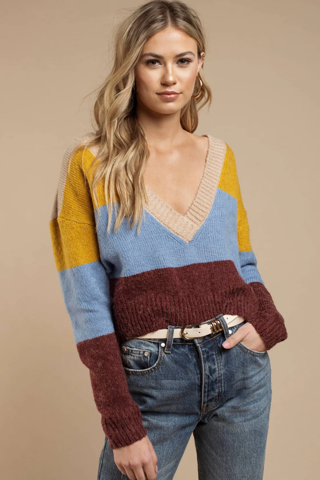 Tobi For Love And Lemons Wellesley Stripe Sweater -