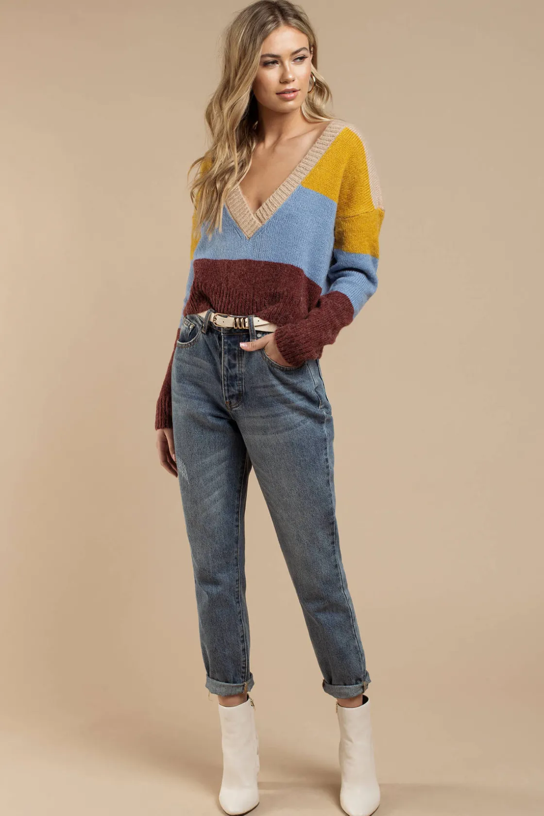 Tobi For Love And Lemons Wellesley Stripe Sweater -