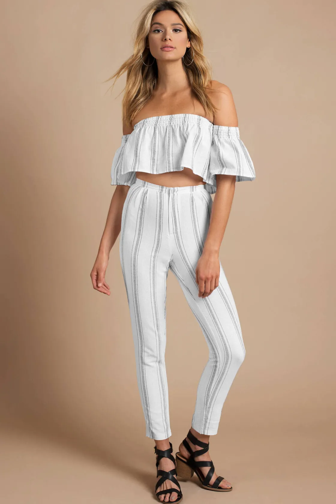 Tobi For The Love Of Stripes Crop Top -