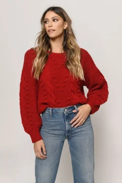 Tobi Forever Ours Knit Sweater - Mocha