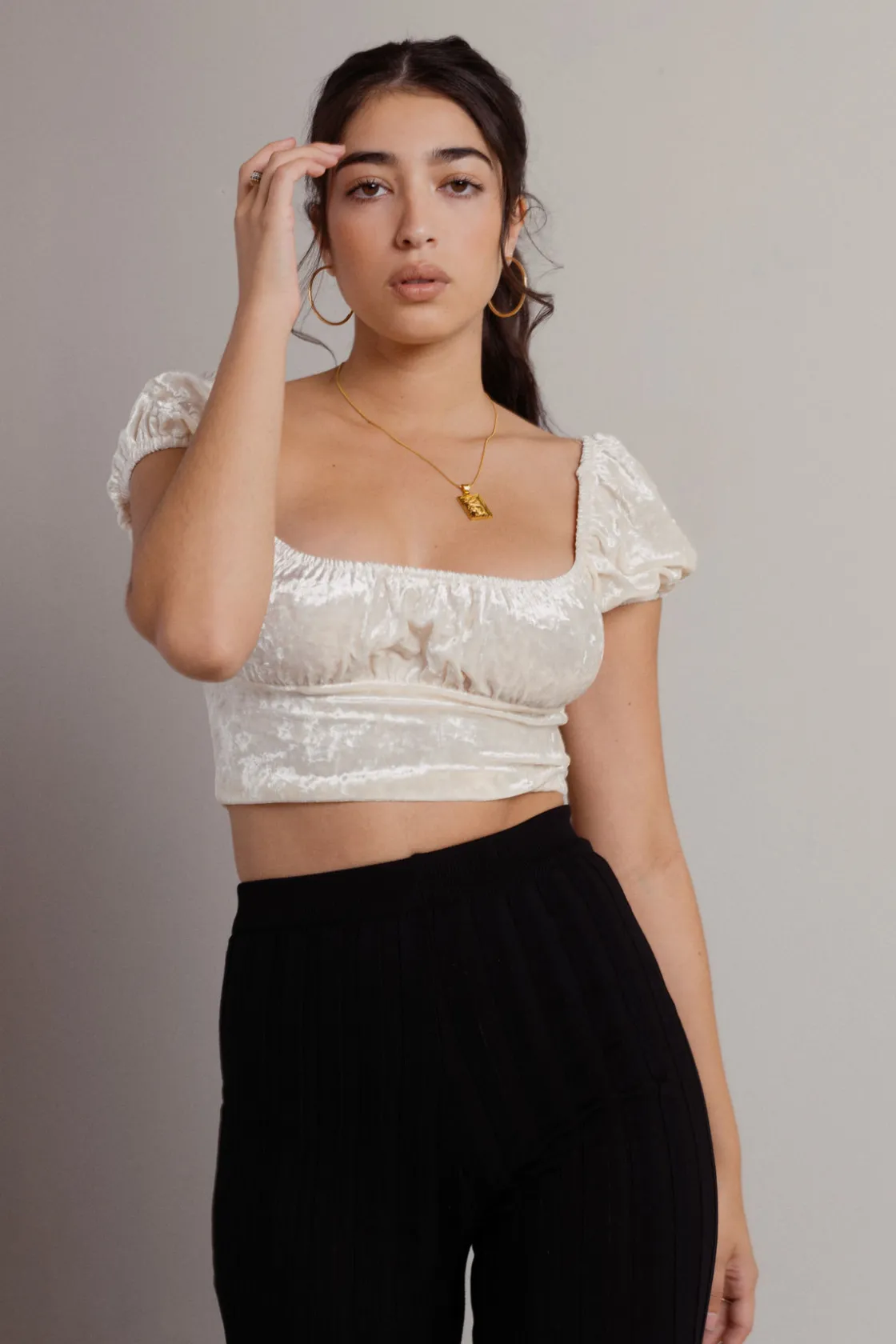 Tobi Forget It All Crop Top -