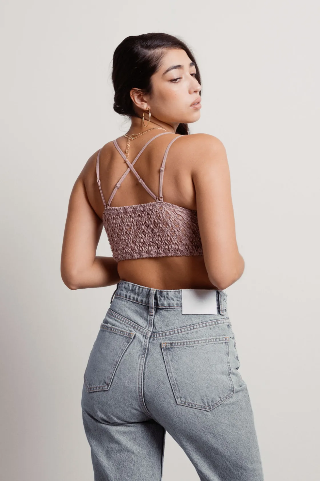 Tobi Free Spirit Lace Bralette - Black