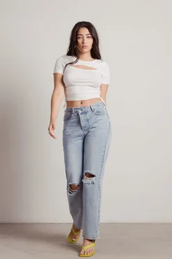 Tobi Free Ticket Crop Top -