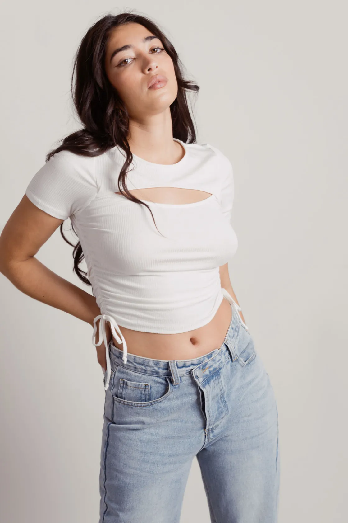 Tobi Free Ticket Crop Top -