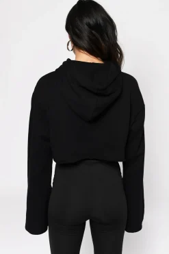 Tobi French Kiss Cropped Hoodie -