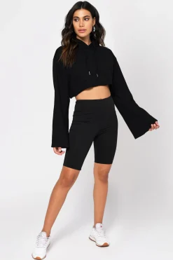 Tobi French Kiss Cropped Hoodie -