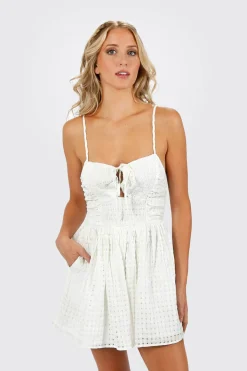 Tobi Freya Tie Front Romper -