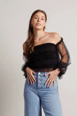 Tobi Funs & Frills Smocked Top -