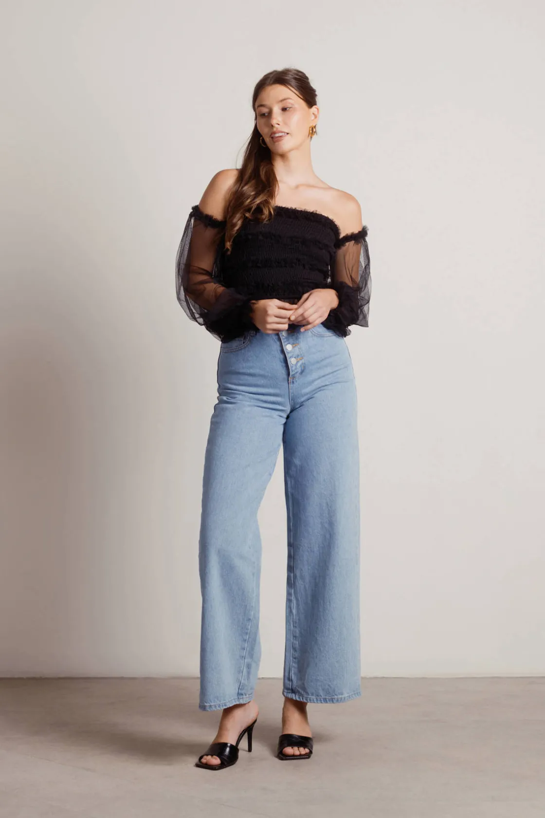 Tobi Funs & Frills Smocked Top -