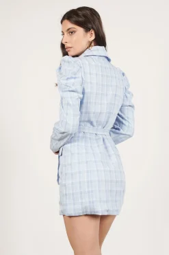 Tobi Future Wave Belted Blazer Mini Dress -