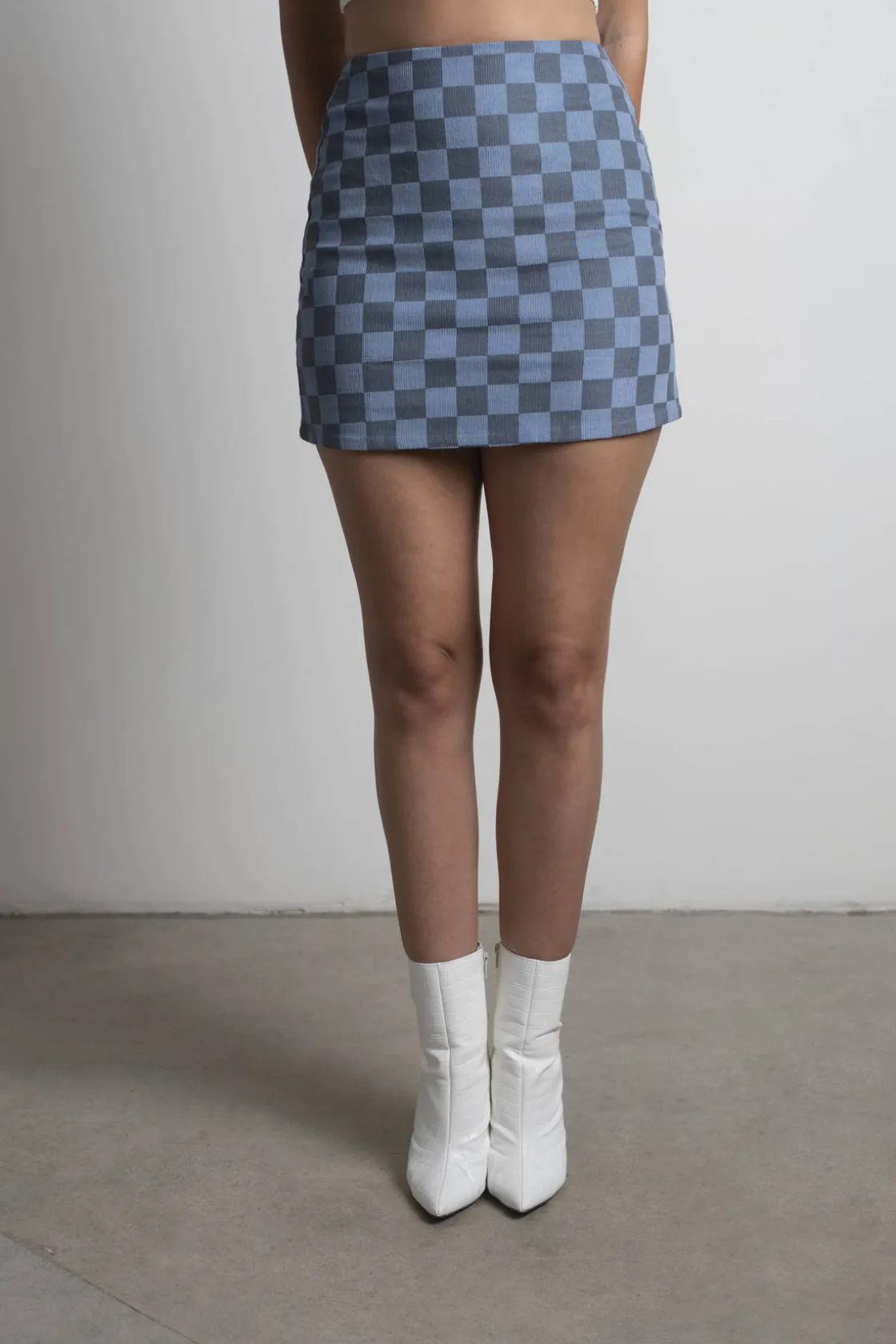 Tobi Game On Checkered Mini Skirt -