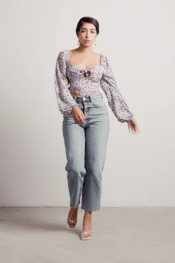 Tobi Geranium Corset Top -