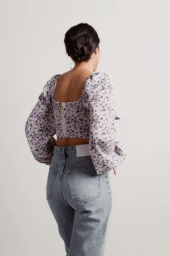 Tobi Geranium Corset Top -