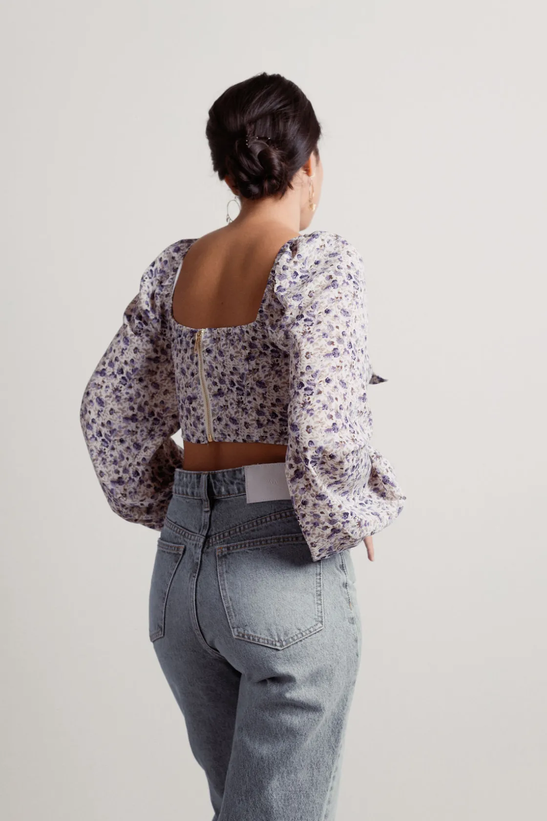 Tobi Geranium Corset Top -