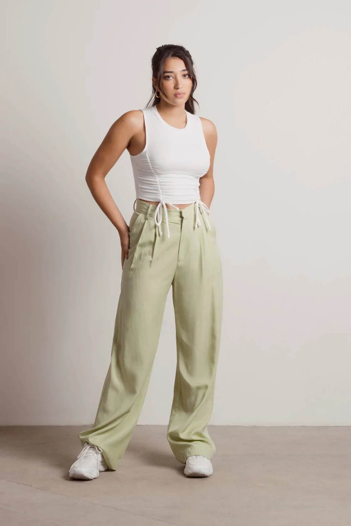 Tobi Get Outta Here Crop Top - Black