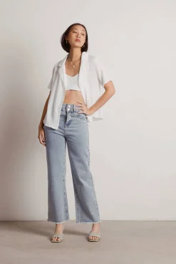 Tobi Gianna Button Up Shirt - Ivory