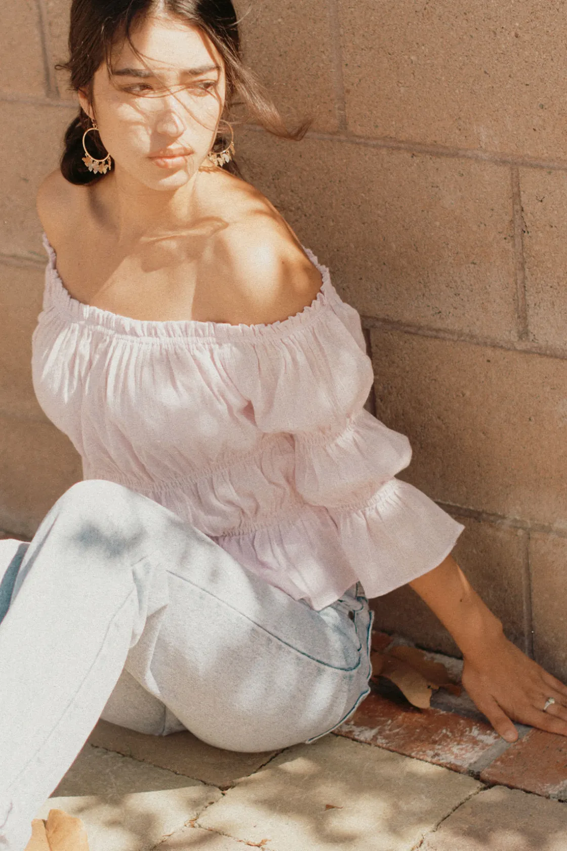 Tobi Gisela Smocked Blouse -