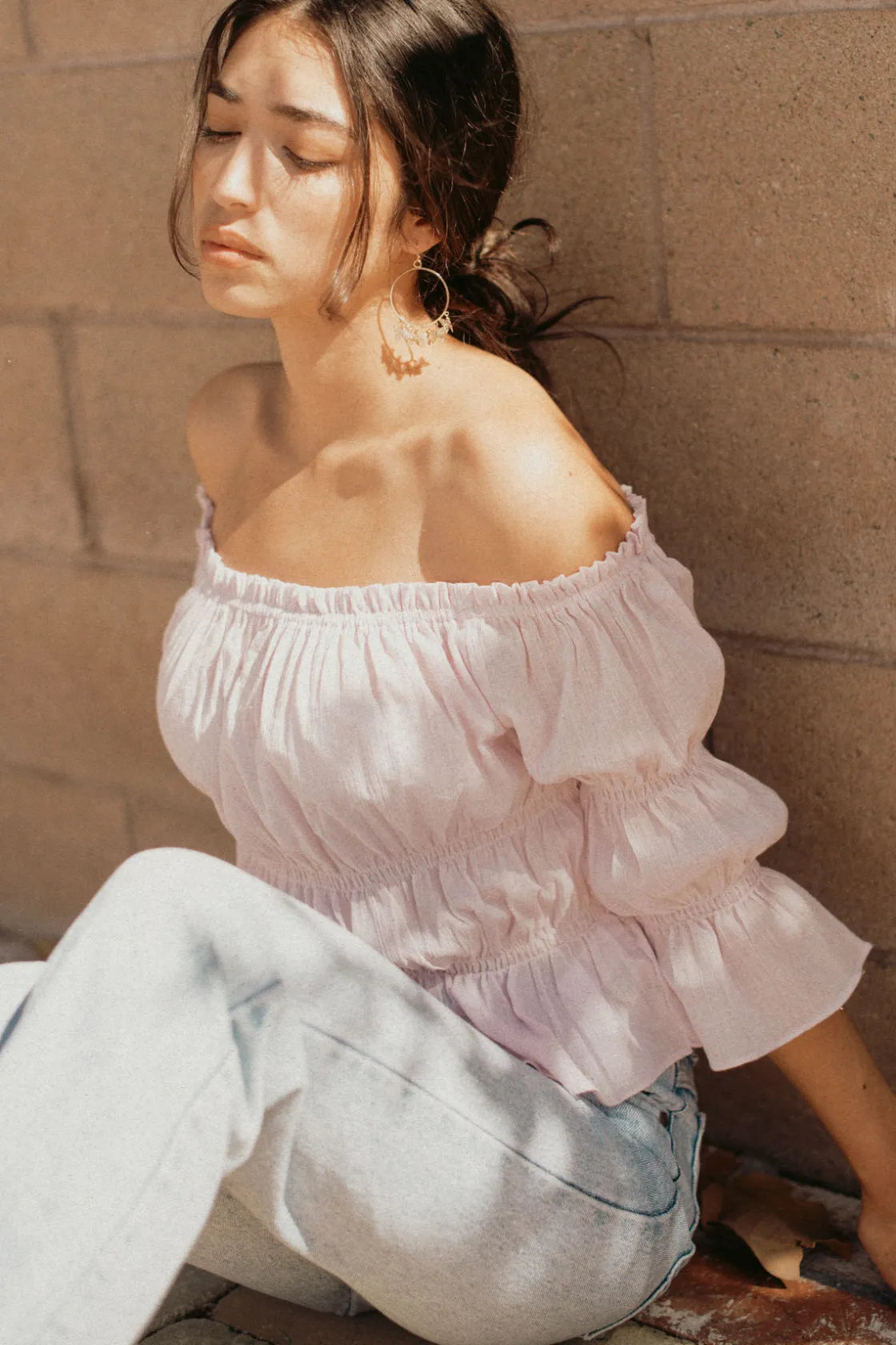 Tobi Gisela Smocked Blouse -