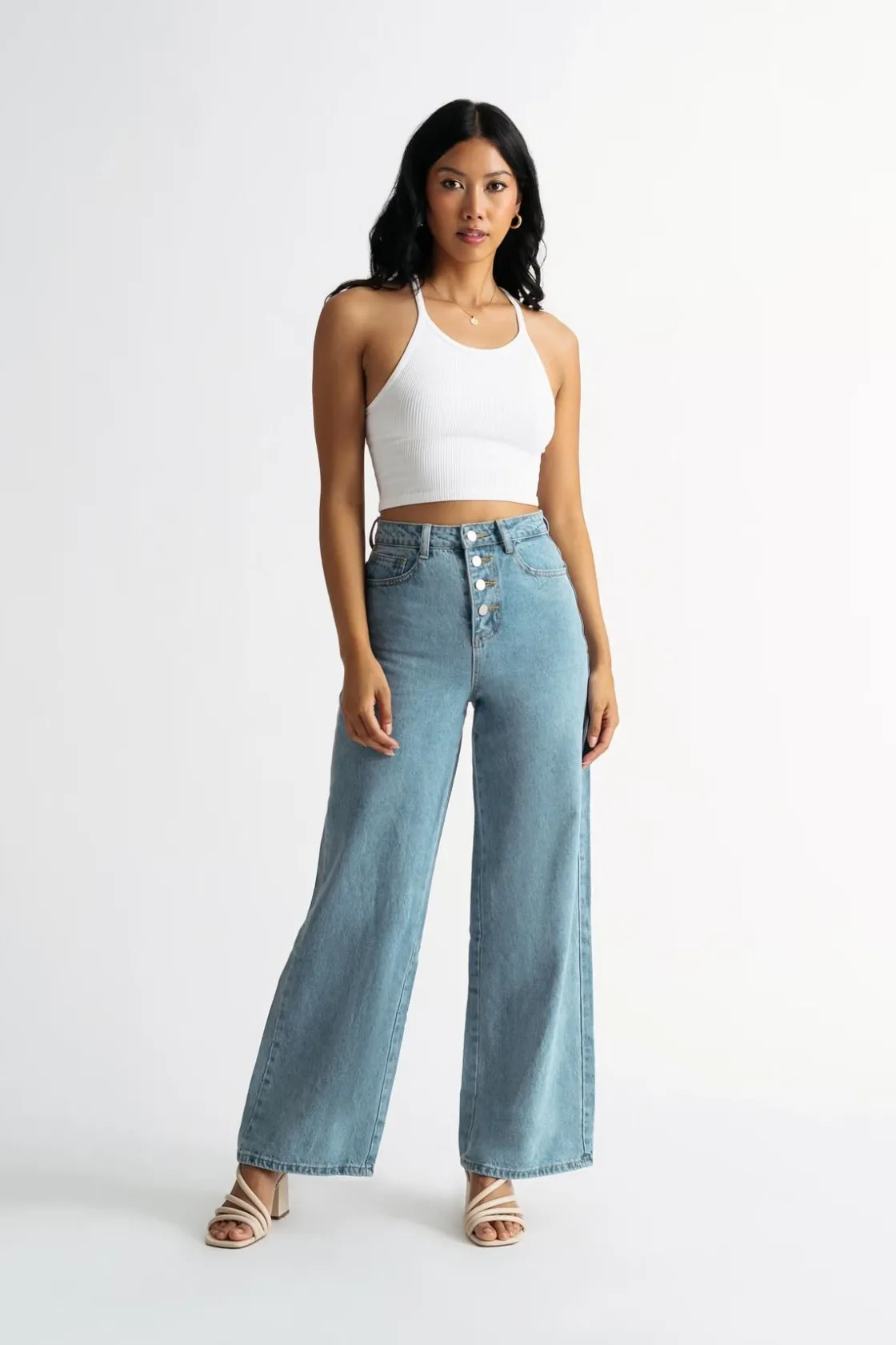 Tobi Glassell Park Wide Leg Jeans -