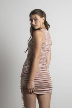 Tobi Glitchy Screen Sweater Knit Bodycon Mini Dress -