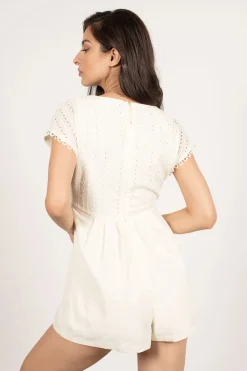 Tobi Good Years Eyelet Romper -