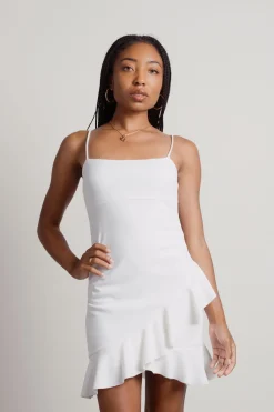 Tobi Grad Day Square Neck Cami Mini Dress - Black