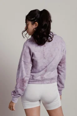 Tobi Grape Slushie Tie Dye Sweatshirt -