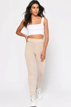 Tobi Hailey Ribbed Leggings -
