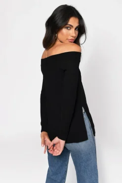 Tobi Hazel Off The Shoulder Top -