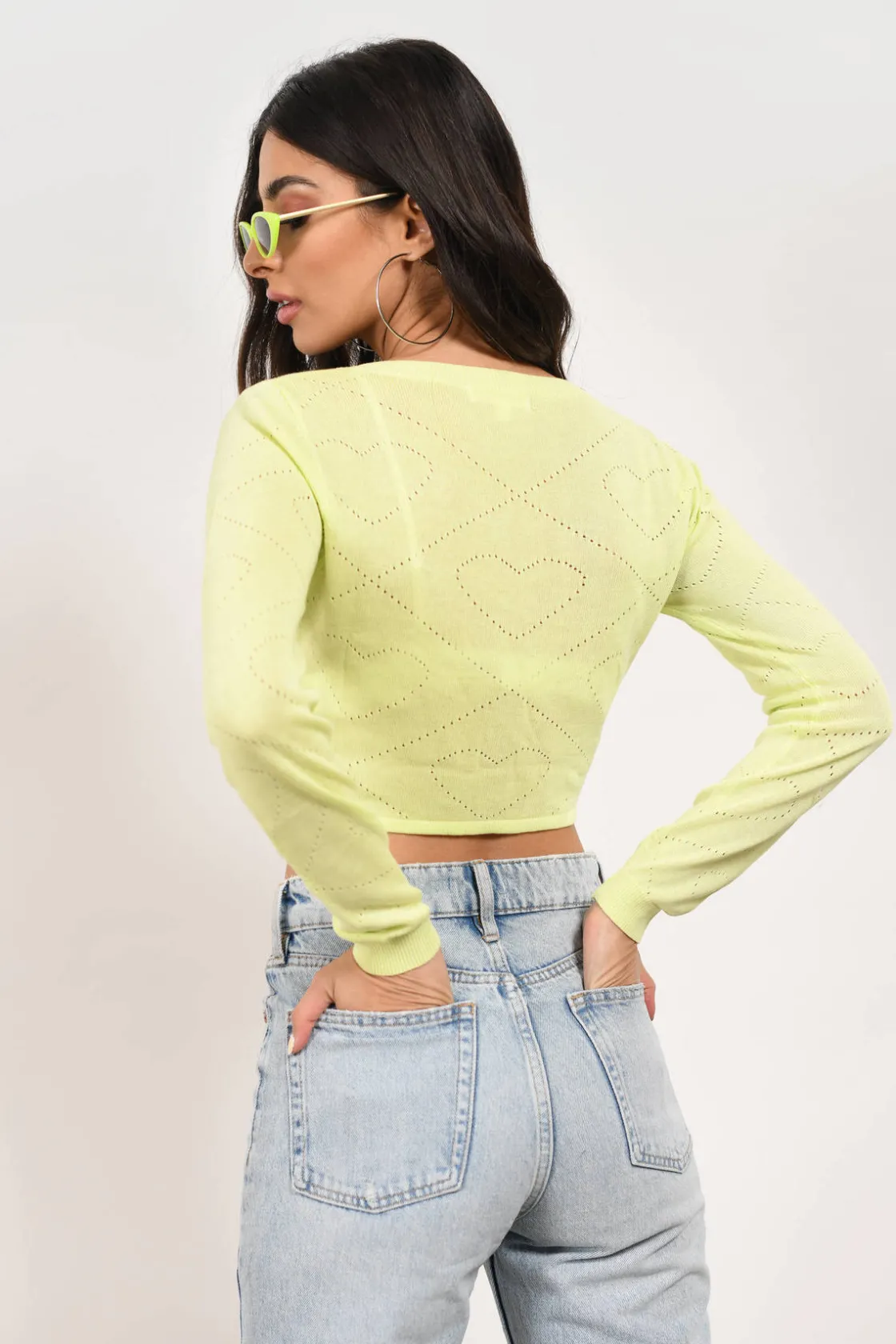 Tobi Hearts Align Crop Top -