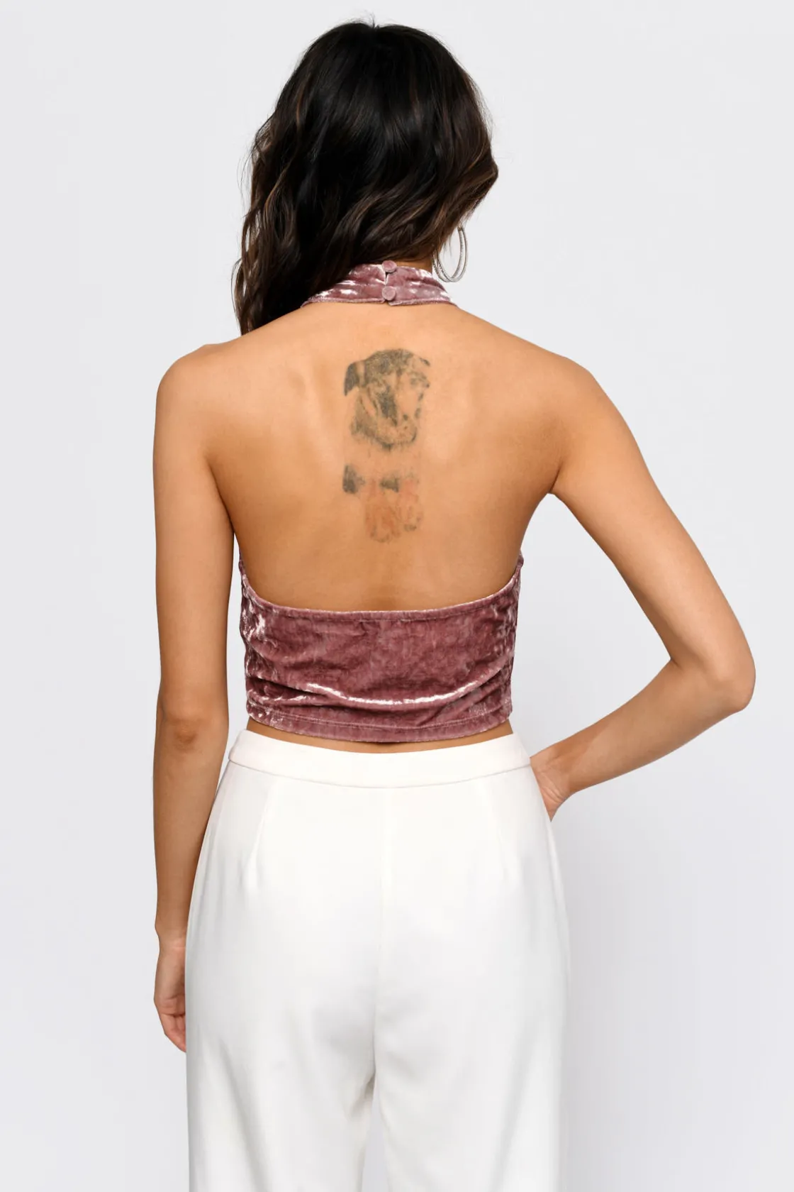 Tobi Higher Ground Crop Top - Blush