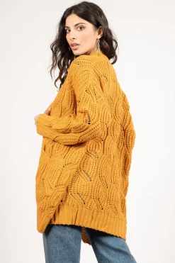 Tobi Hometown Girl Chunky Knit Cardigan -