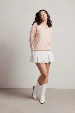 Tobi Hop Around Daisy Floral Sweater -