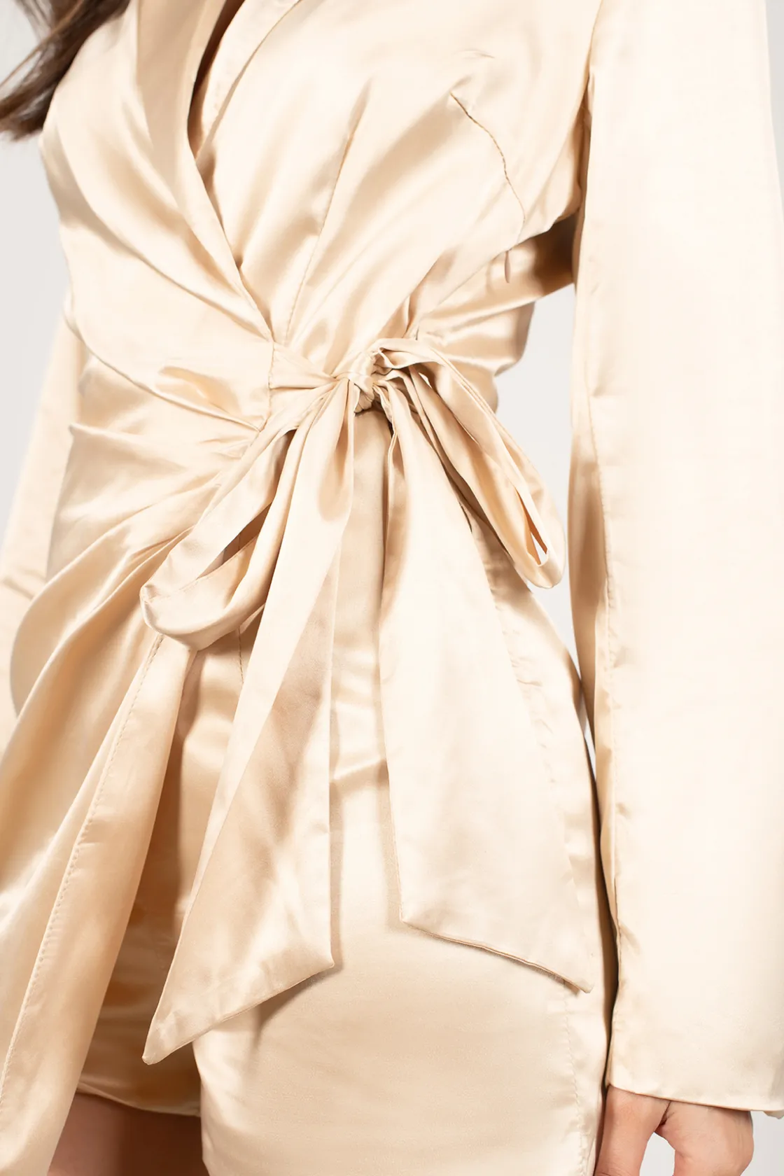 Tobi Hopper Satin Romper -