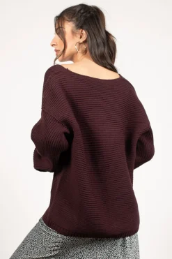 Tobi How Deep V-Neck Sweater -