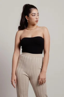 Tobi Huy Tube Top - Beige