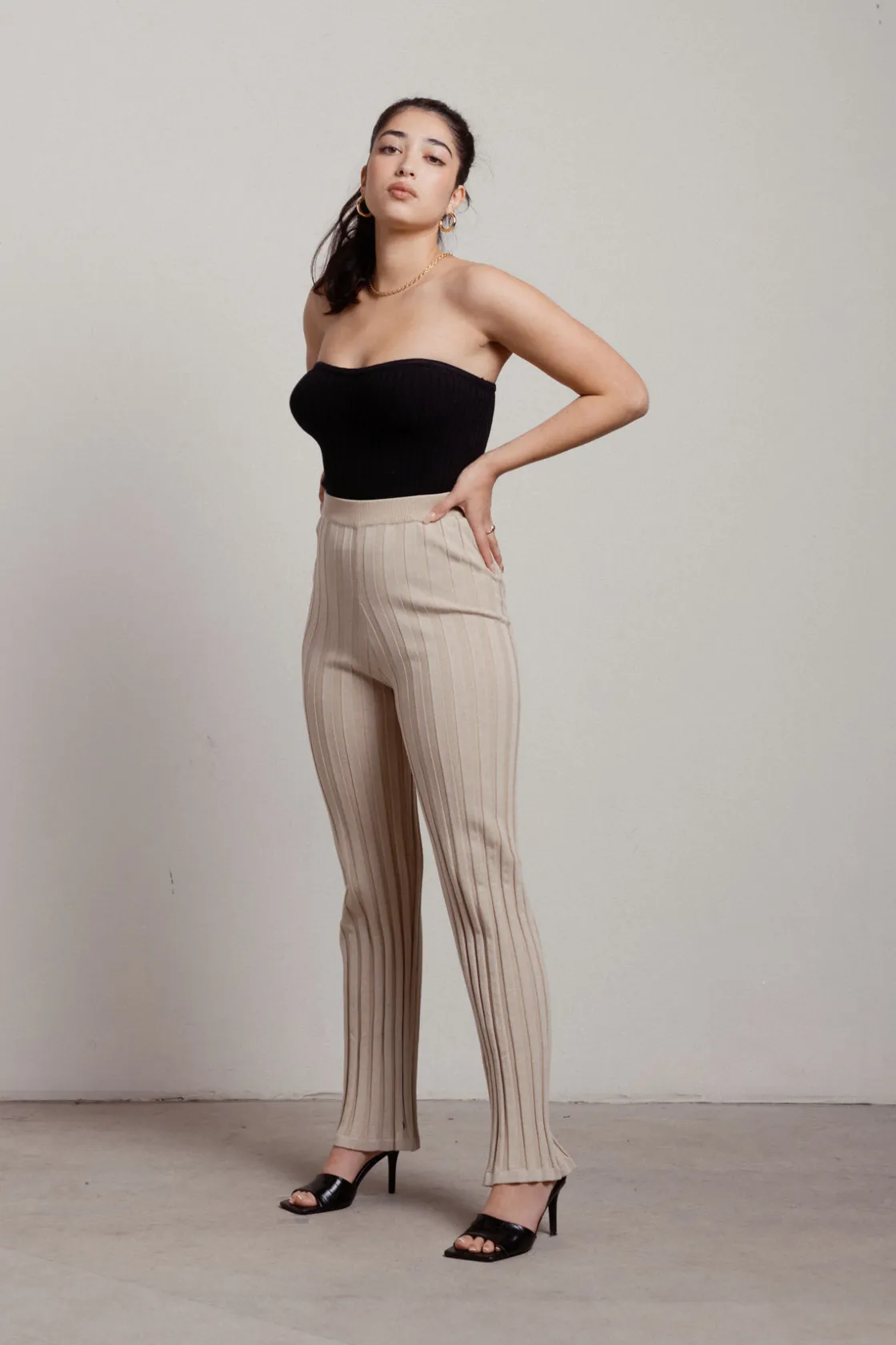Tobi Huy Tube Top - Beige